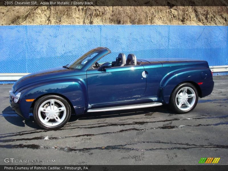 Aqua Blur Metallic / Ebony Black 2005 Chevrolet SSR