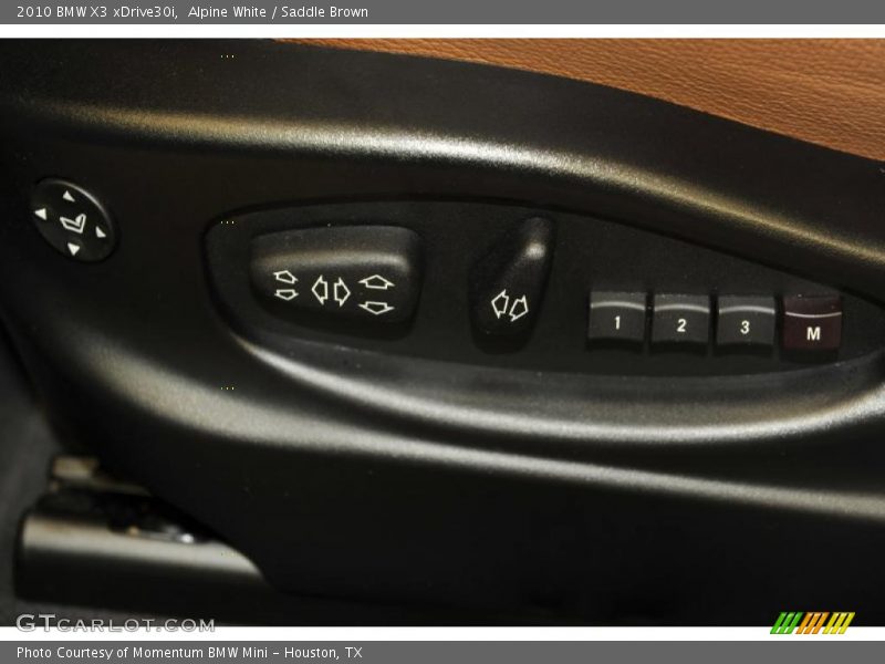 Alpine White / Saddle Brown 2010 BMW X3 xDrive30i