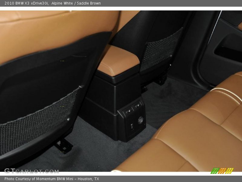 Alpine White / Saddle Brown 2010 BMW X3 xDrive30i