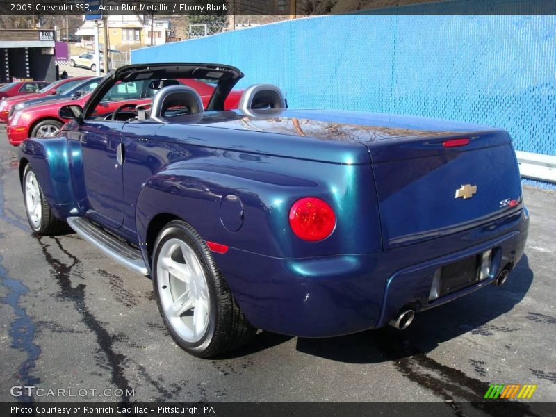 Aqua Blur Metallic / Ebony Black 2005 Chevrolet SSR
