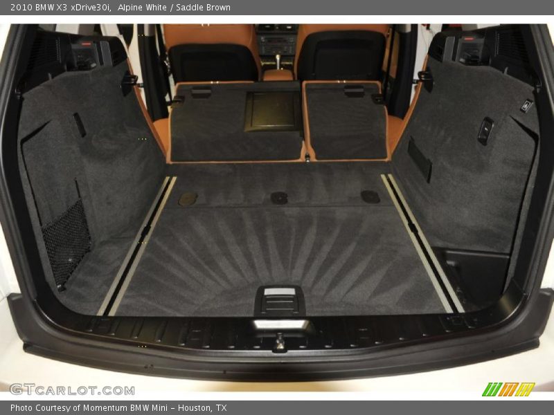 Alpine White / Saddle Brown 2010 BMW X3 xDrive30i