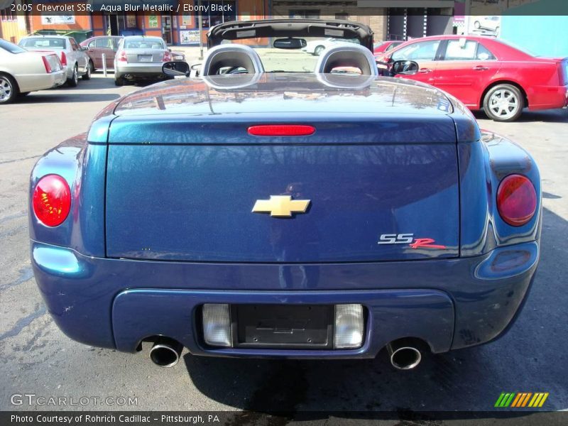Aqua Blur Metallic / Ebony Black 2005 Chevrolet SSR