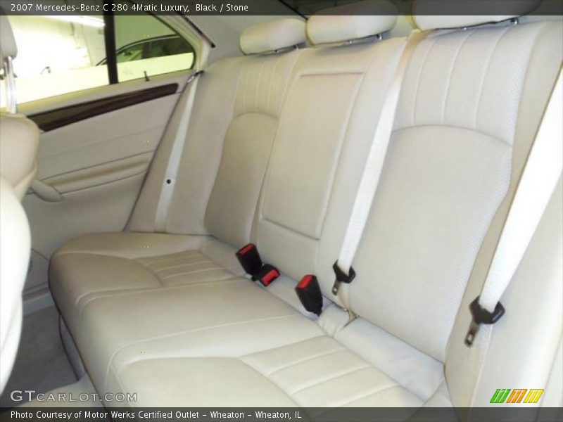 Black / Stone 2007 Mercedes-Benz C 280 4Matic Luxury