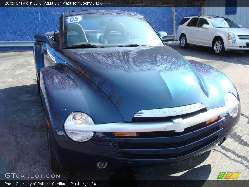 Aqua Blur Metallic / Ebony Black 2005 Chevrolet SSR