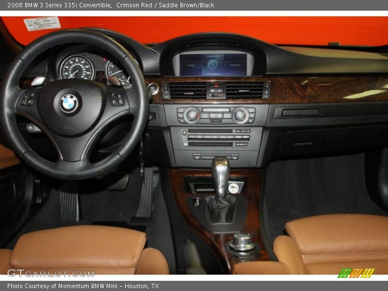 Crimson Red / Saddle Brown/Black 2008 BMW 3 Series 335i Convertible