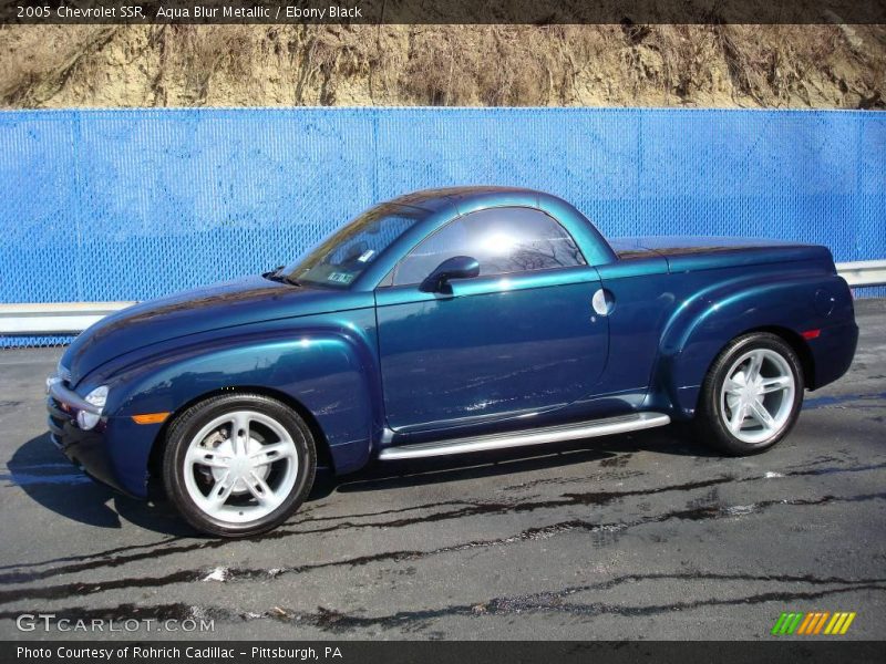 Aqua Blur Metallic / Ebony Black 2005 Chevrolet SSR