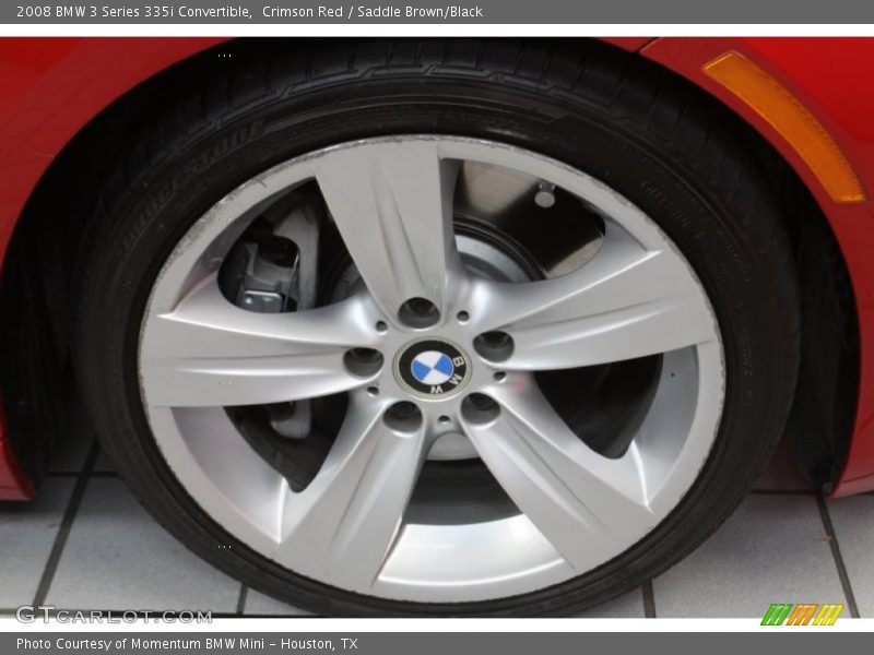 Crimson Red / Saddle Brown/Black 2008 BMW 3 Series 335i Convertible