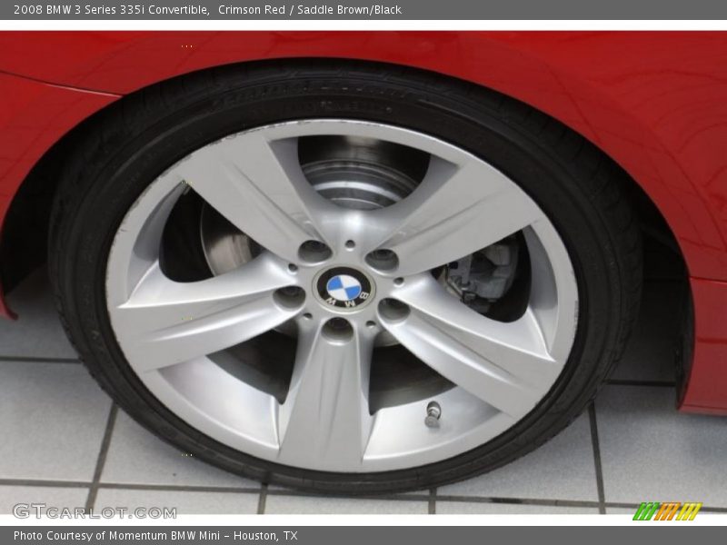 Crimson Red / Saddle Brown/Black 2008 BMW 3 Series 335i Convertible