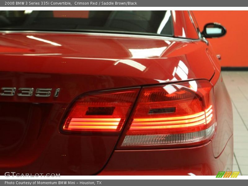 Crimson Red / Saddle Brown/Black 2008 BMW 3 Series 335i Convertible