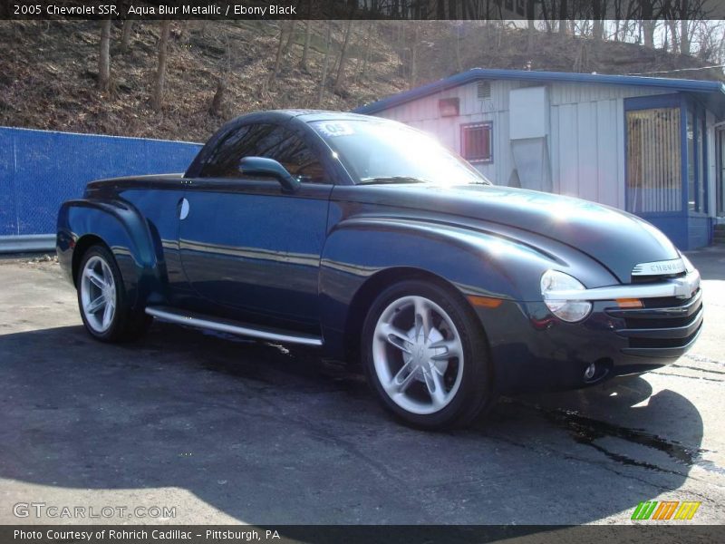 Aqua Blur Metallic / Ebony Black 2005 Chevrolet SSR