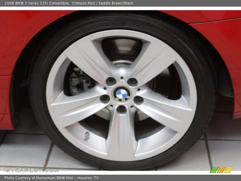 Crimson Red / Saddle Brown/Black 2008 BMW 3 Series 335i Convertible