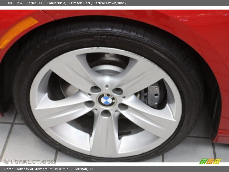 Crimson Red / Saddle Brown/Black 2008 BMW 3 Series 335i Convertible