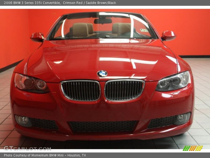 Crimson Red / Saddle Brown/Black 2008 BMW 3 Series 335i Convertible