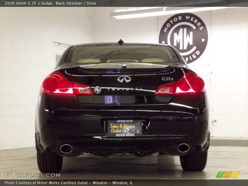 Black Obsidian / Stone 2008 Infiniti G 35 x Sedan