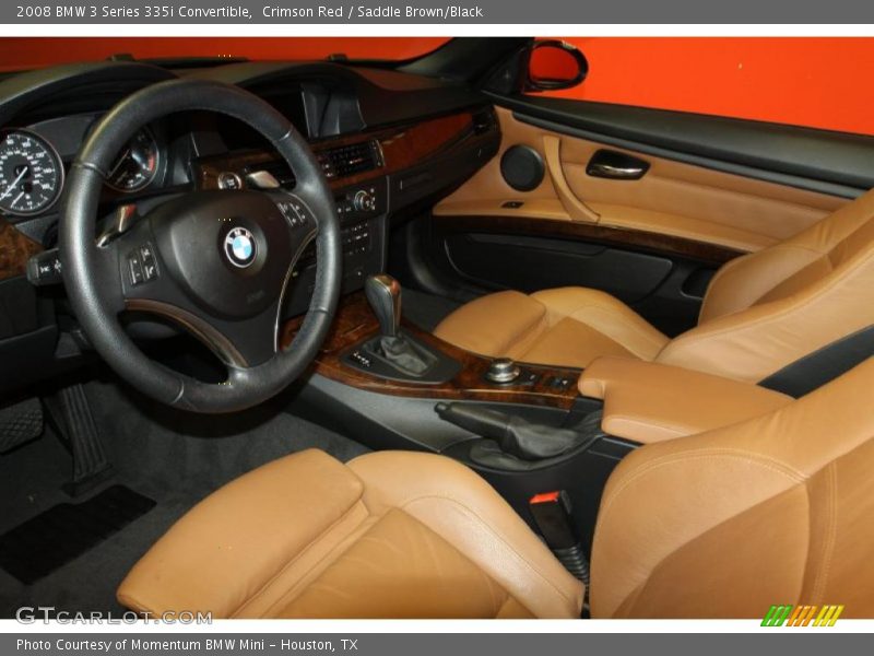 Crimson Red / Saddle Brown/Black 2008 BMW 3 Series 335i Convertible