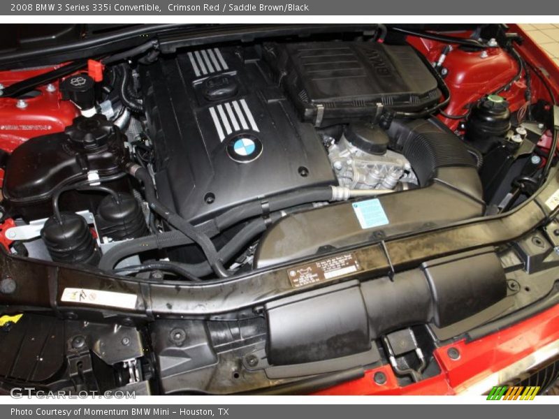 Crimson Red / Saddle Brown/Black 2008 BMW 3 Series 335i Convertible