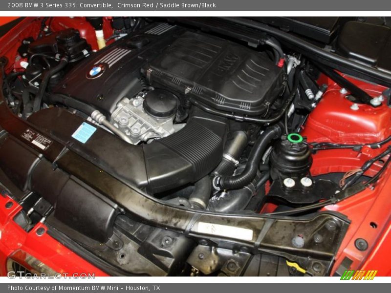 Crimson Red / Saddle Brown/Black 2008 BMW 3 Series 335i Convertible