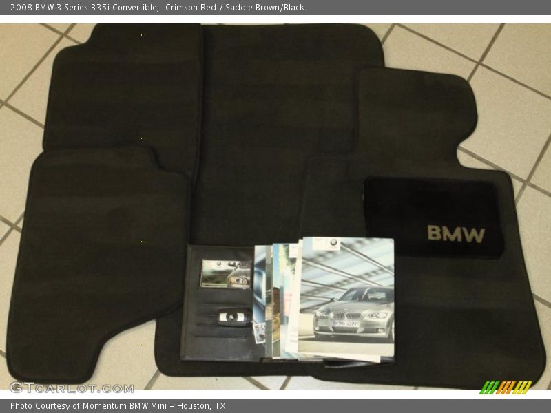 Crimson Red / Saddle Brown/Black 2008 BMW 3 Series 335i Convertible