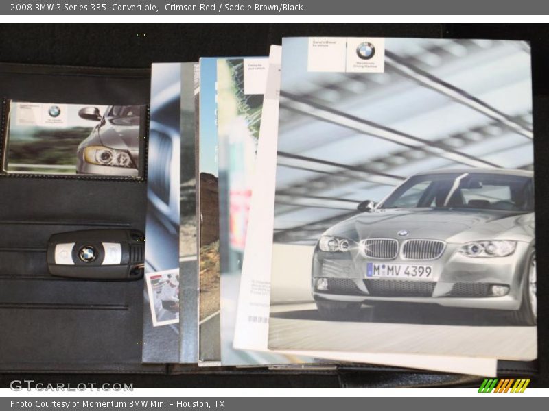 Crimson Red / Saddle Brown/Black 2008 BMW 3 Series 335i Convertible