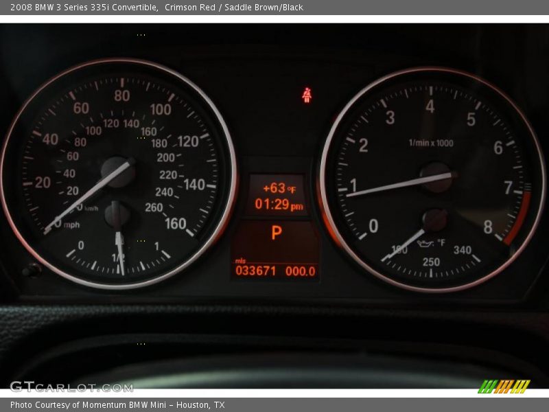 Crimson Red / Saddle Brown/Black 2008 BMW 3 Series 335i Convertible