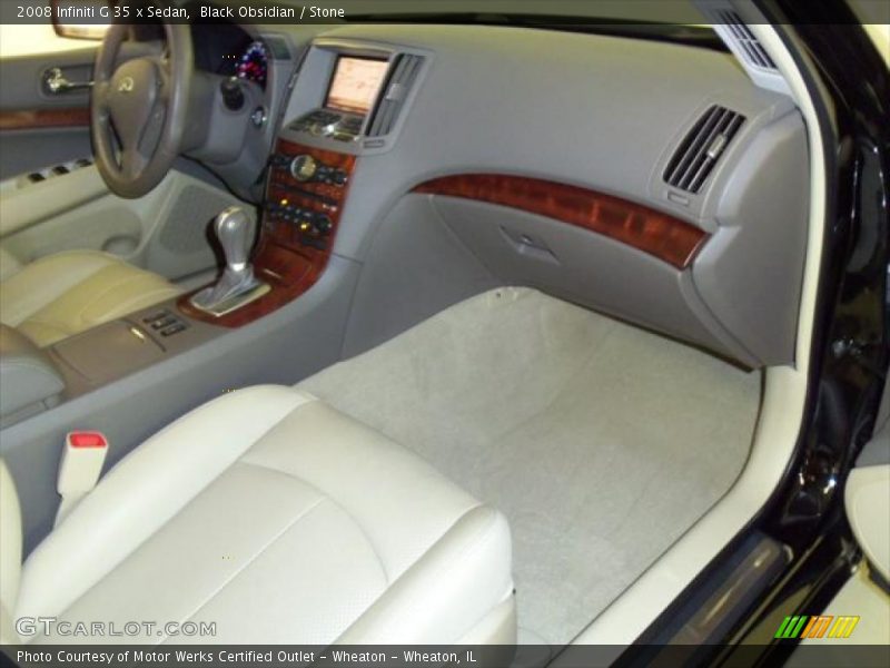 Black Obsidian / Stone 2008 Infiniti G 35 x Sedan