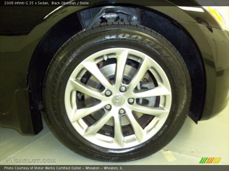 Black Obsidian / Stone 2008 Infiniti G 35 x Sedan