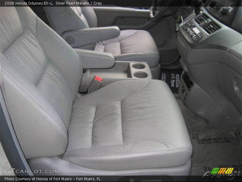 Silver Pearl Metallic / Gray 2008 Honda Odyssey EX-L