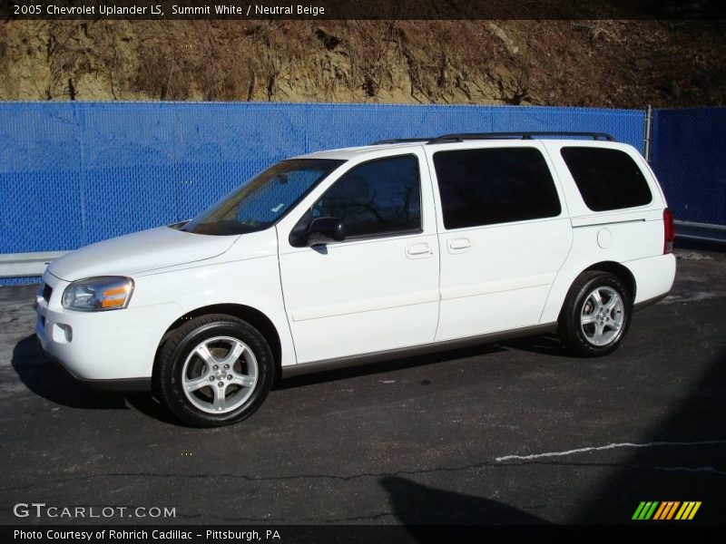 Summit White / Neutral Beige 2005 Chevrolet Uplander LS
