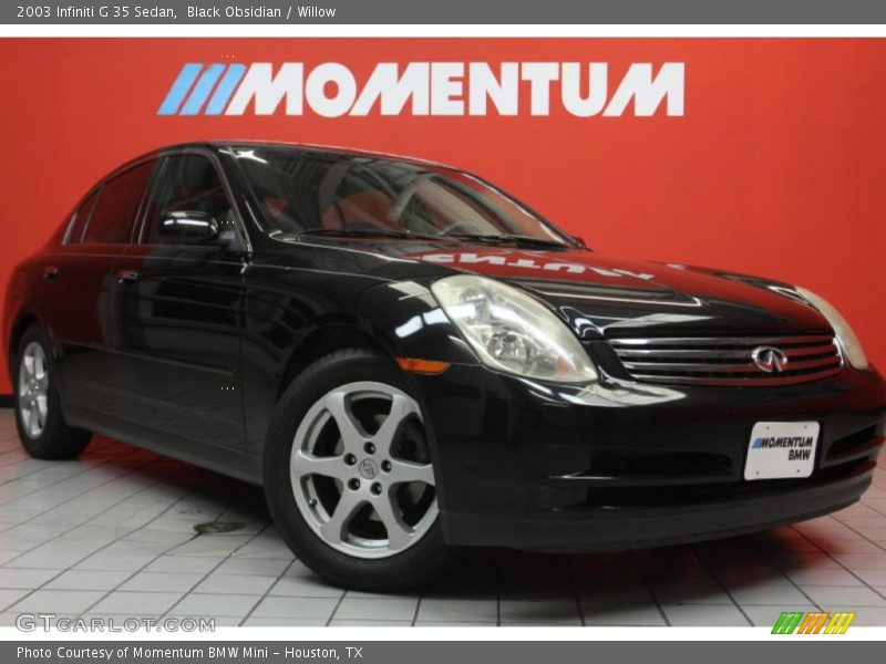 Black Obsidian / Willow 2003 Infiniti G 35 Sedan