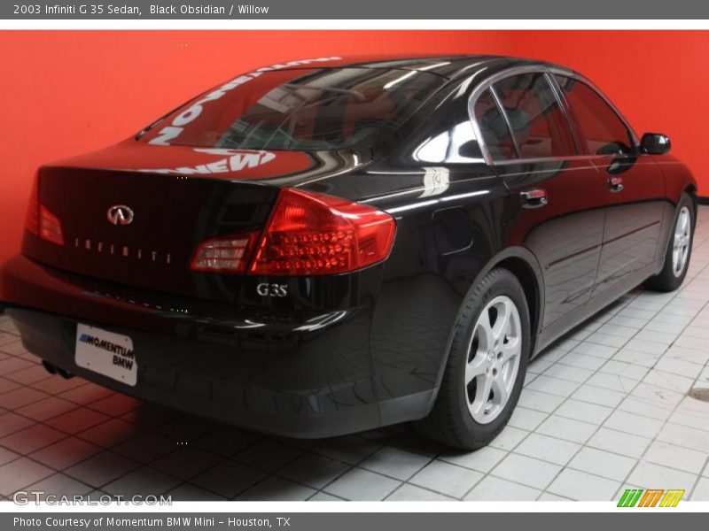 Black Obsidian / Willow 2003 Infiniti G 35 Sedan