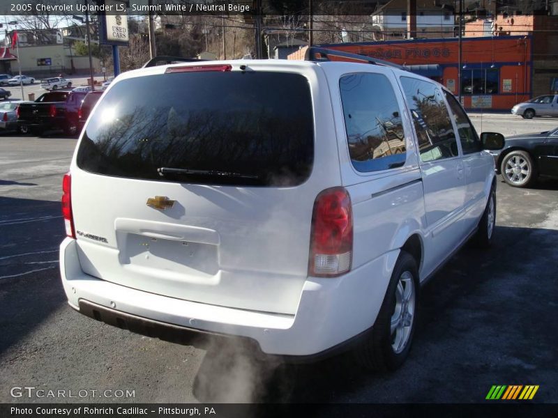 Summit White / Neutral Beige 2005 Chevrolet Uplander LS