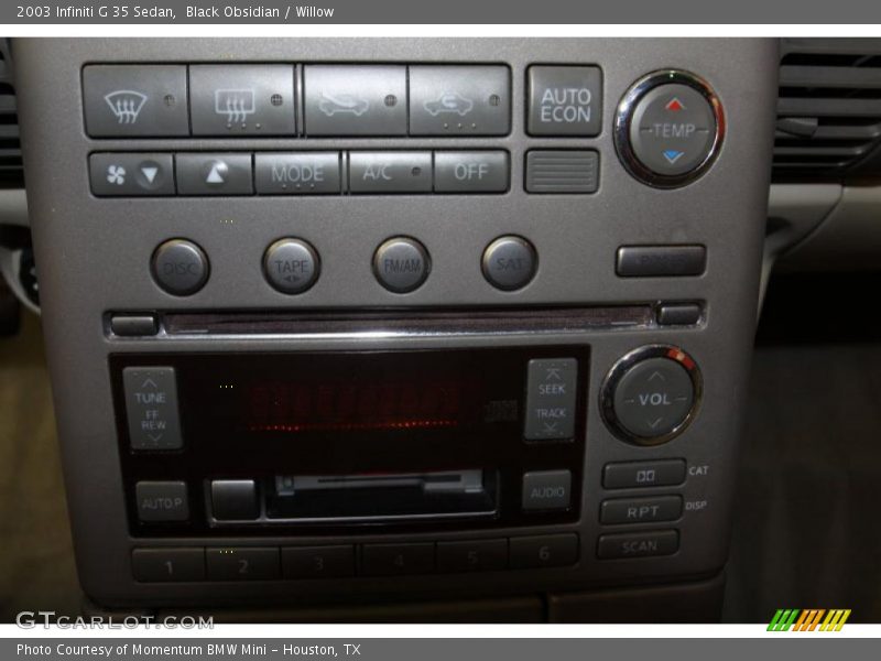 Black Obsidian / Willow 2003 Infiniti G 35 Sedan