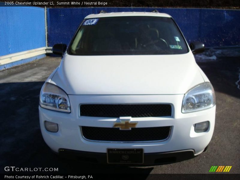 Summit White / Neutral Beige 2005 Chevrolet Uplander LS