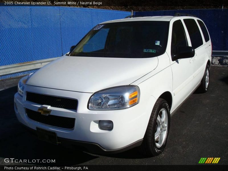 Summit White / Neutral Beige 2005 Chevrolet Uplander LS