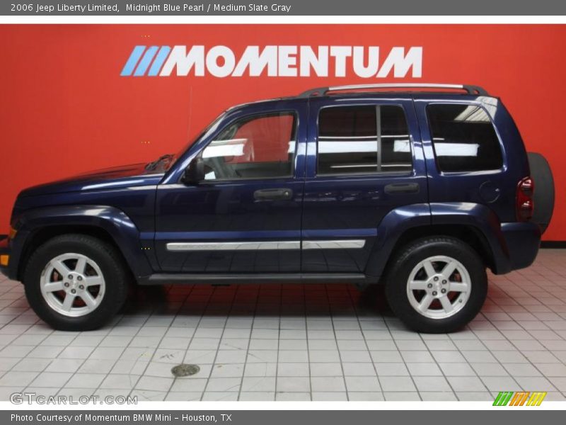 Midnight Blue Pearl / Medium Slate Gray 2006 Jeep Liberty Limited