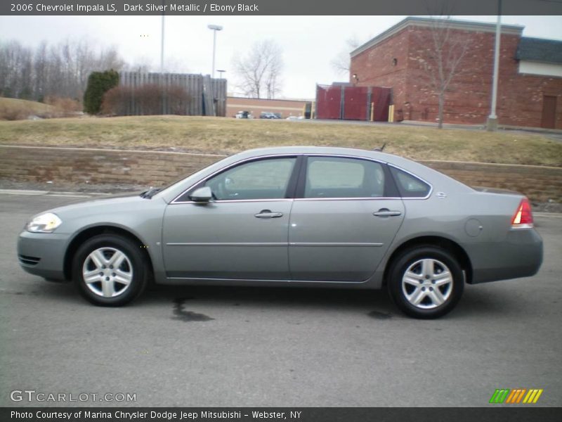 Dark Silver Metallic / Ebony Black 2006 Chevrolet Impala LS