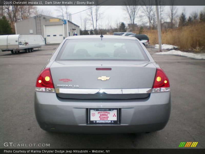 Dark Silver Metallic / Ebony Black 2006 Chevrolet Impala LS