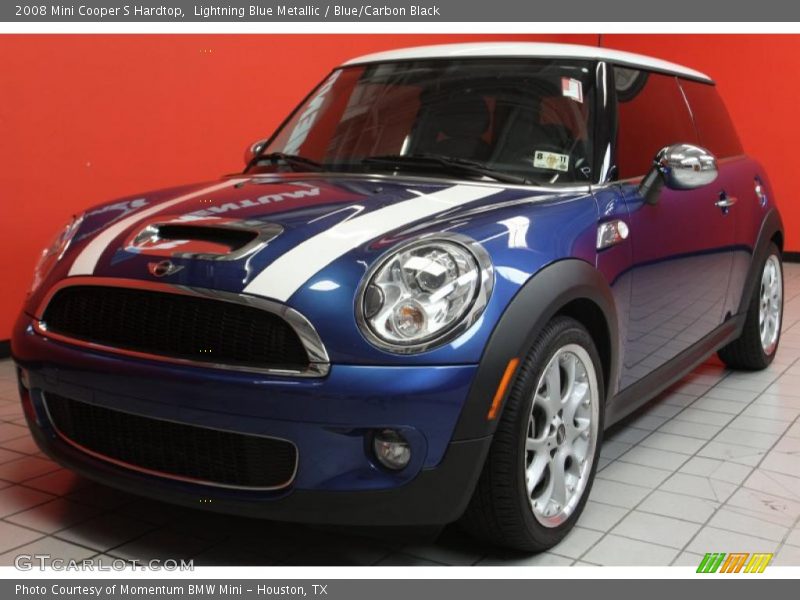 Lightning Blue Metallic / Blue/Carbon Black 2008 Mini Cooper S Hardtop