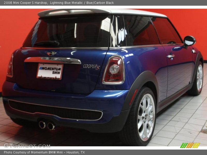 Lightning Blue Metallic / Blue/Carbon Black 2008 Mini Cooper S Hardtop