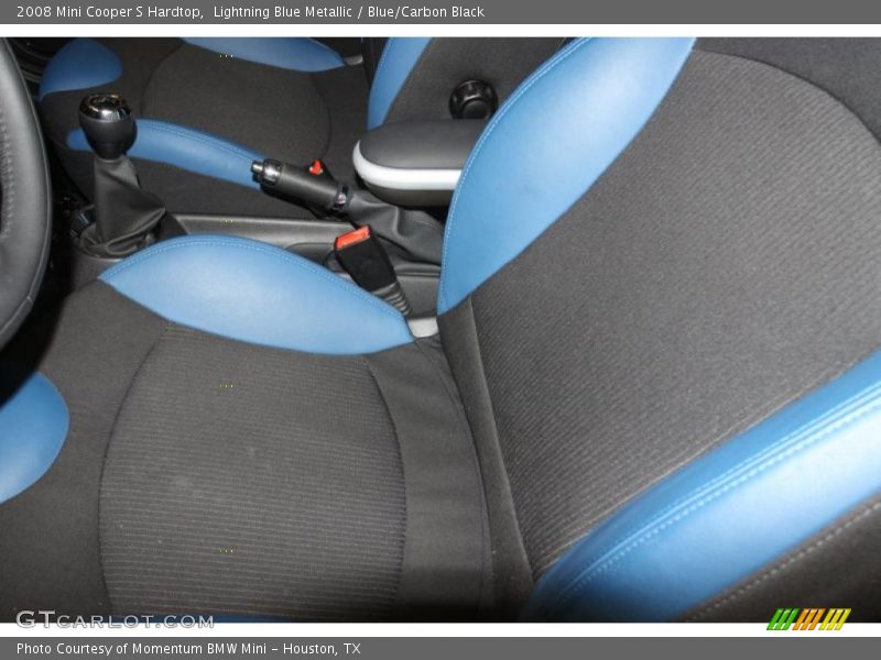 Lightning Blue Metallic / Blue/Carbon Black 2008 Mini Cooper S Hardtop