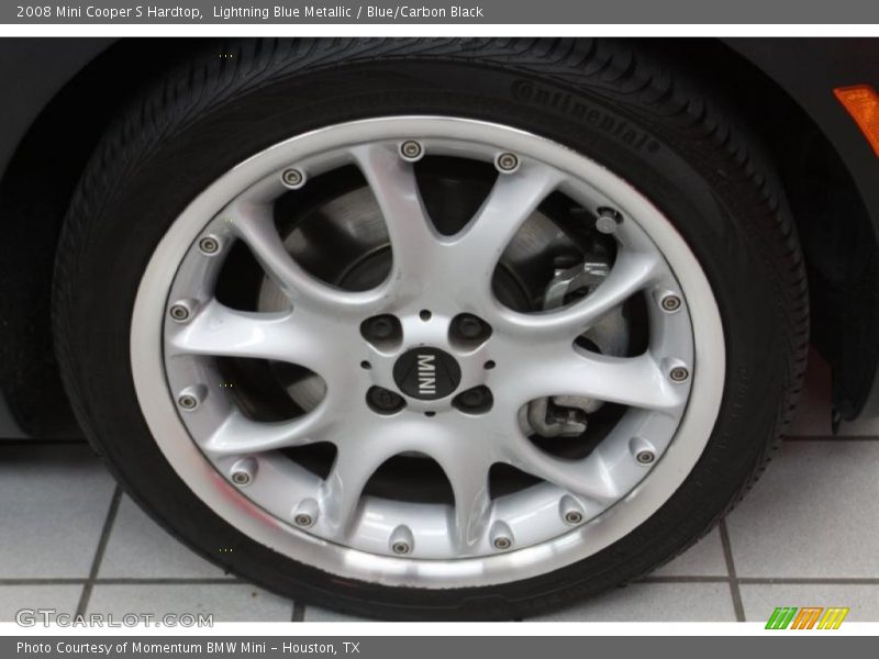 Lightning Blue Metallic / Blue/Carbon Black 2008 Mini Cooper S Hardtop