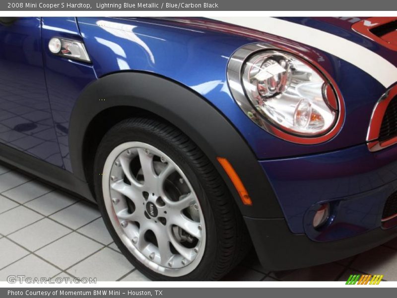 Lightning Blue Metallic / Blue/Carbon Black 2008 Mini Cooper S Hardtop