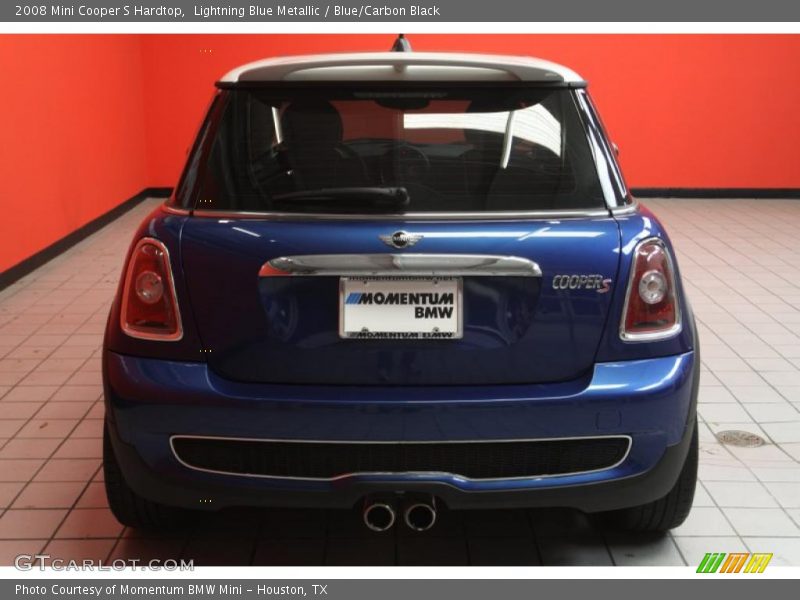 Lightning Blue Metallic / Blue/Carbon Black 2008 Mini Cooper S Hardtop