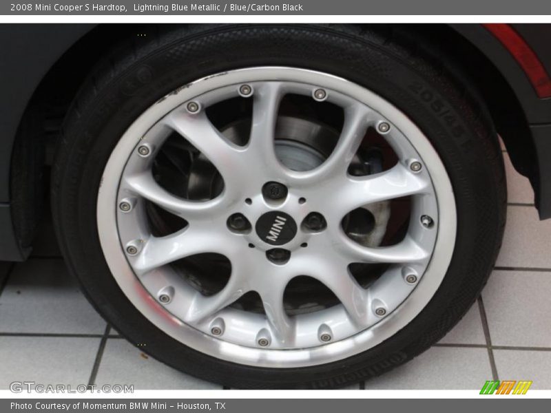 Lightning Blue Metallic / Blue/Carbon Black 2008 Mini Cooper S Hardtop
