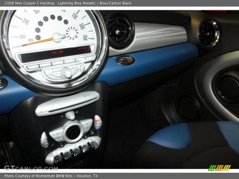 Lightning Blue Metallic / Blue/Carbon Black 2008 Mini Cooper S Hardtop