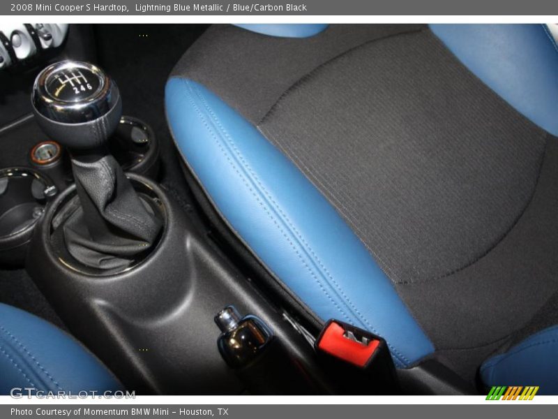 Lightning Blue Metallic / Blue/Carbon Black 2008 Mini Cooper S Hardtop