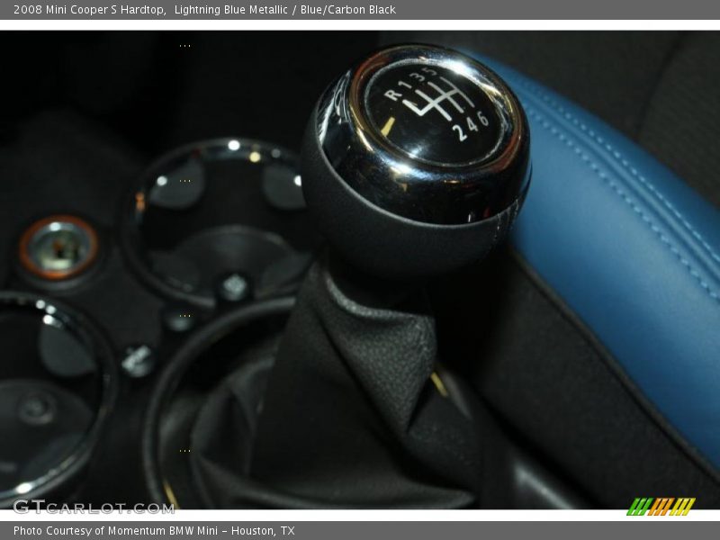 Lightning Blue Metallic / Blue/Carbon Black 2008 Mini Cooper S Hardtop