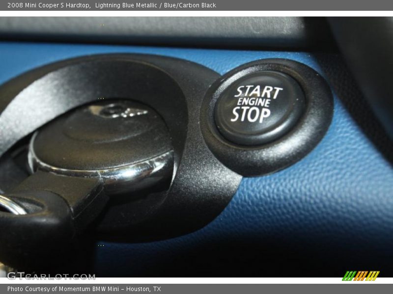 Lightning Blue Metallic / Blue/Carbon Black 2008 Mini Cooper S Hardtop
