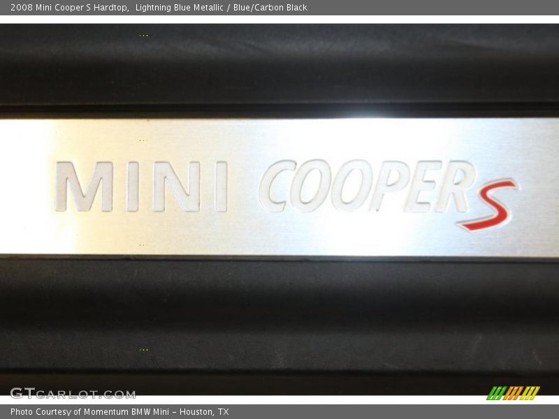 Lightning Blue Metallic / Blue/Carbon Black 2008 Mini Cooper S Hardtop