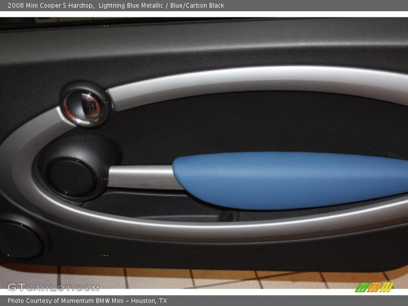 Lightning Blue Metallic / Blue/Carbon Black 2008 Mini Cooper S Hardtop